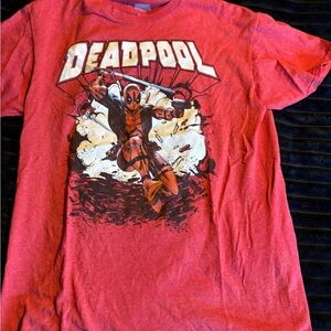 Marvel Red Deadpool Action T-Shirt